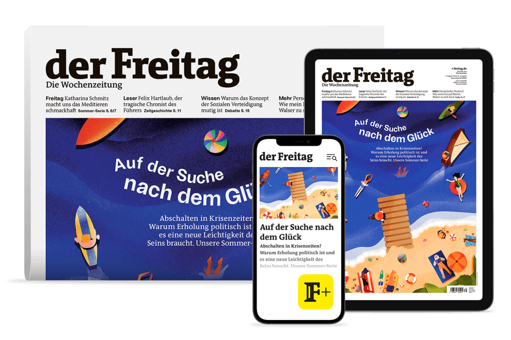 der Freitag Print- und Digitalcover Ausgabe 31/2023