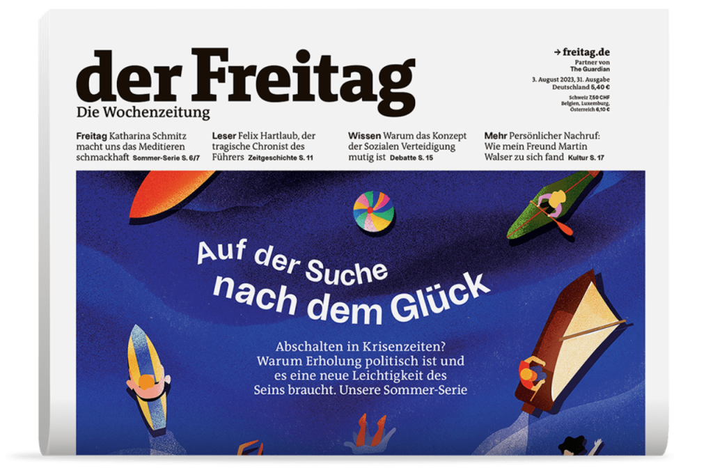 der Freitag Print-Cover Ausgabe 31/2023