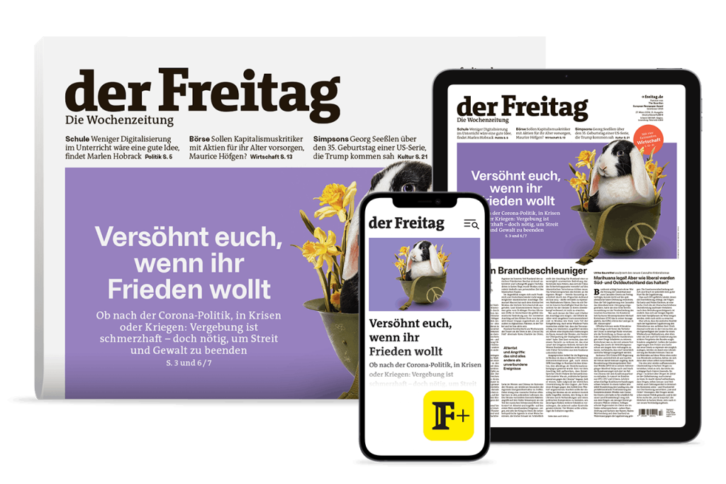 der Freitag Kombi-Cover Ausgabe 13/24