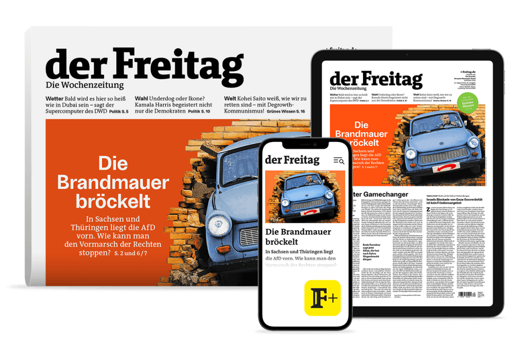 der Freitag Kombi-Cover Ausgabe 34/24