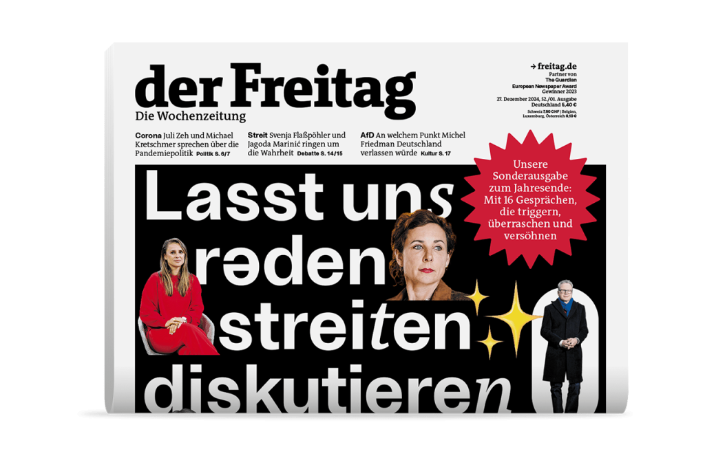 der Freitag Print-Cover Ausgabe 52/24