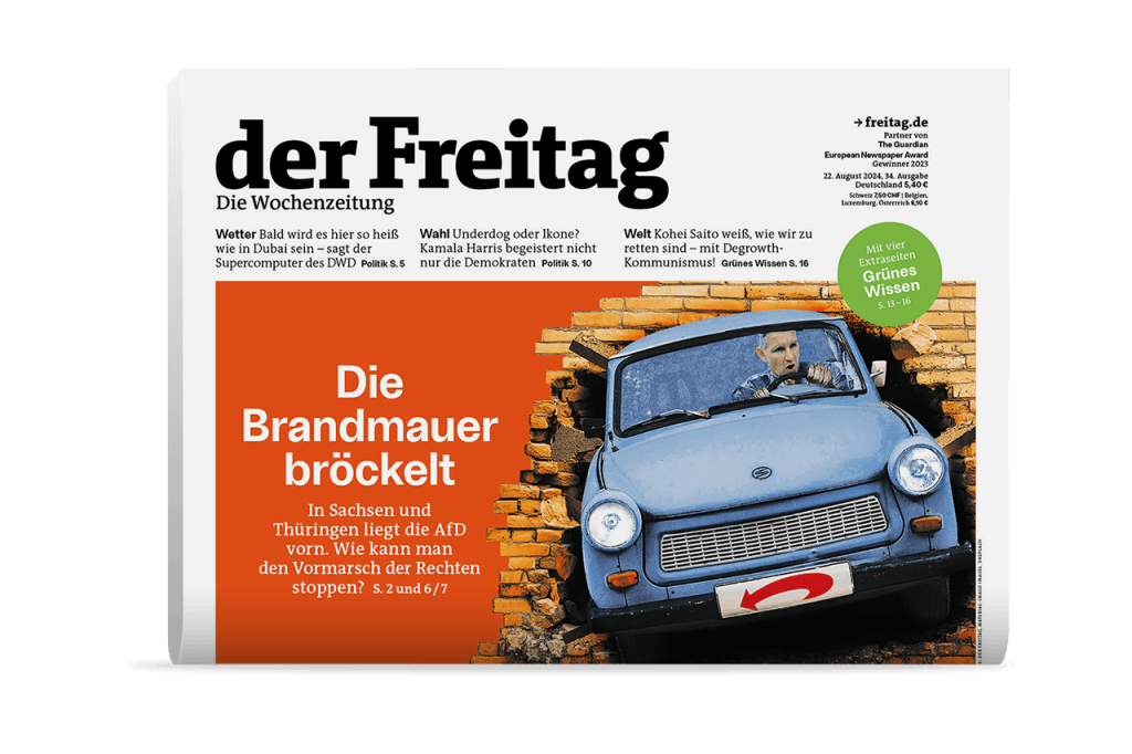der Freitag Print-Cover Ausgabe 34/24