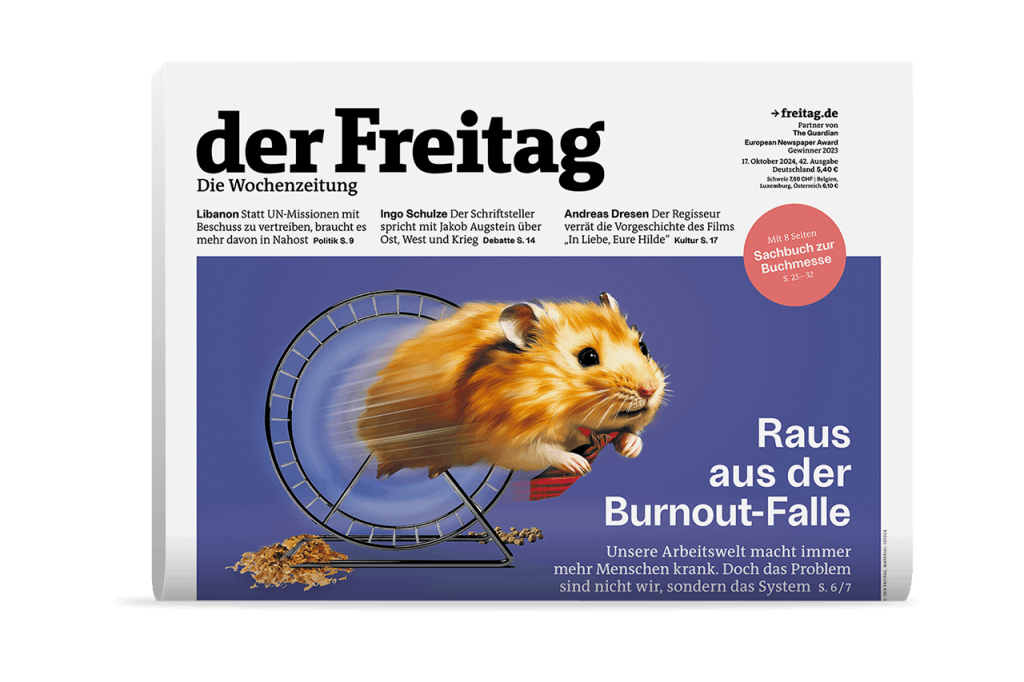 der Freitag Print-Cover Ausgabe 42/24