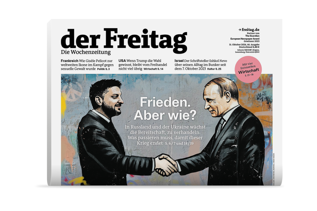 der Freitag Print-Cover Ausgabe 44/24