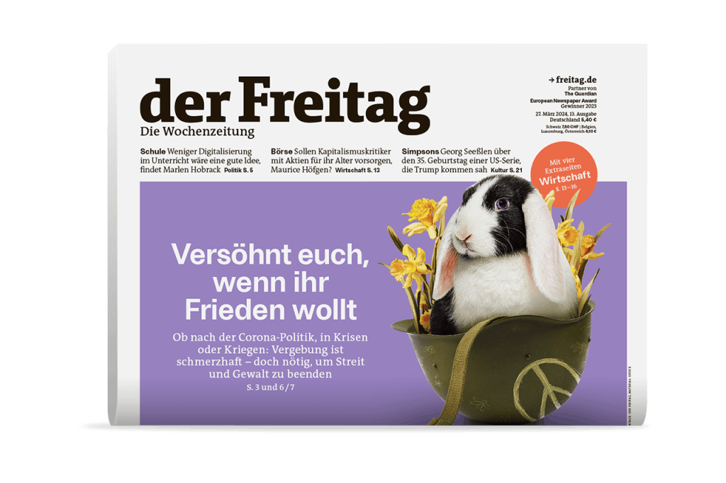 der Freitag Print-Cover Ausgabe 13/24