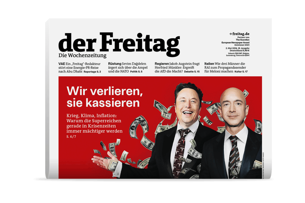 der Freitag Print-Cover Ausgabe 18/24