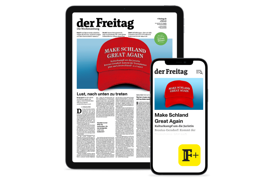 der Freitag Digital-Cover Ausgabe 30/2025