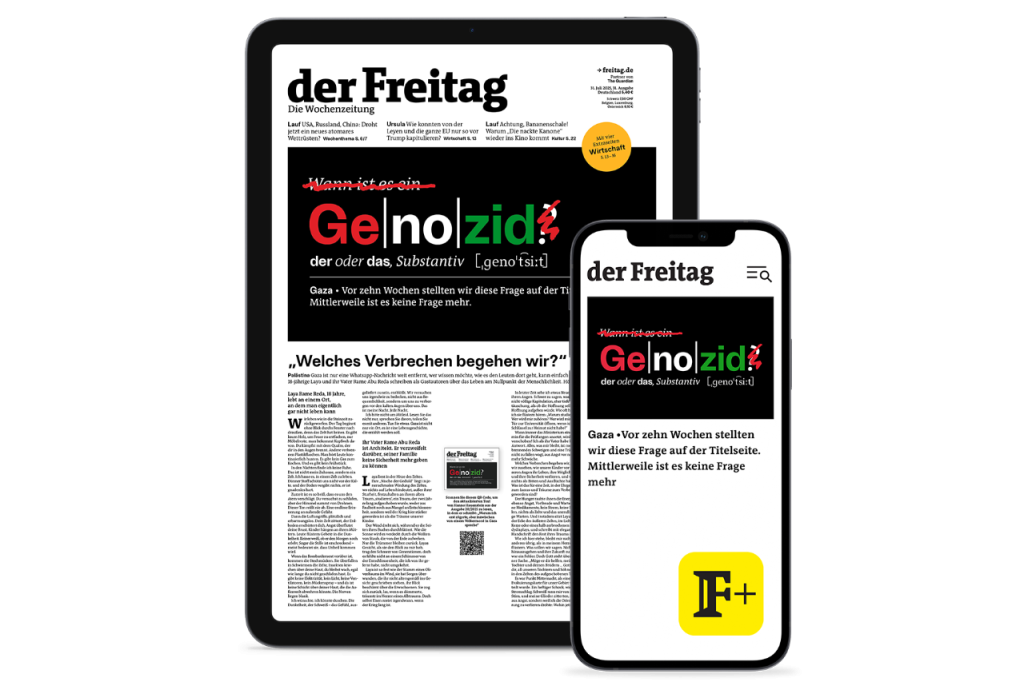 der Freitag Digital-Cover Ausgabe 31/2025