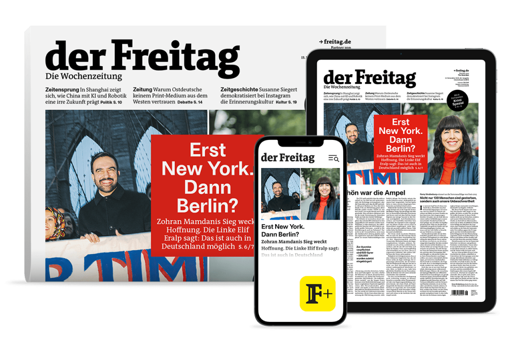 der Freitag Kombi-Cover Ausgabe 46/25