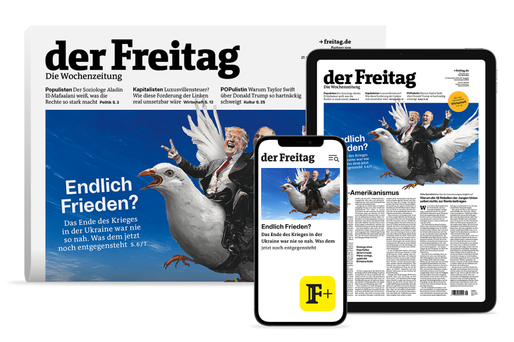 der Freitag Print- und Digital-Cover Ausgabe 48/2025