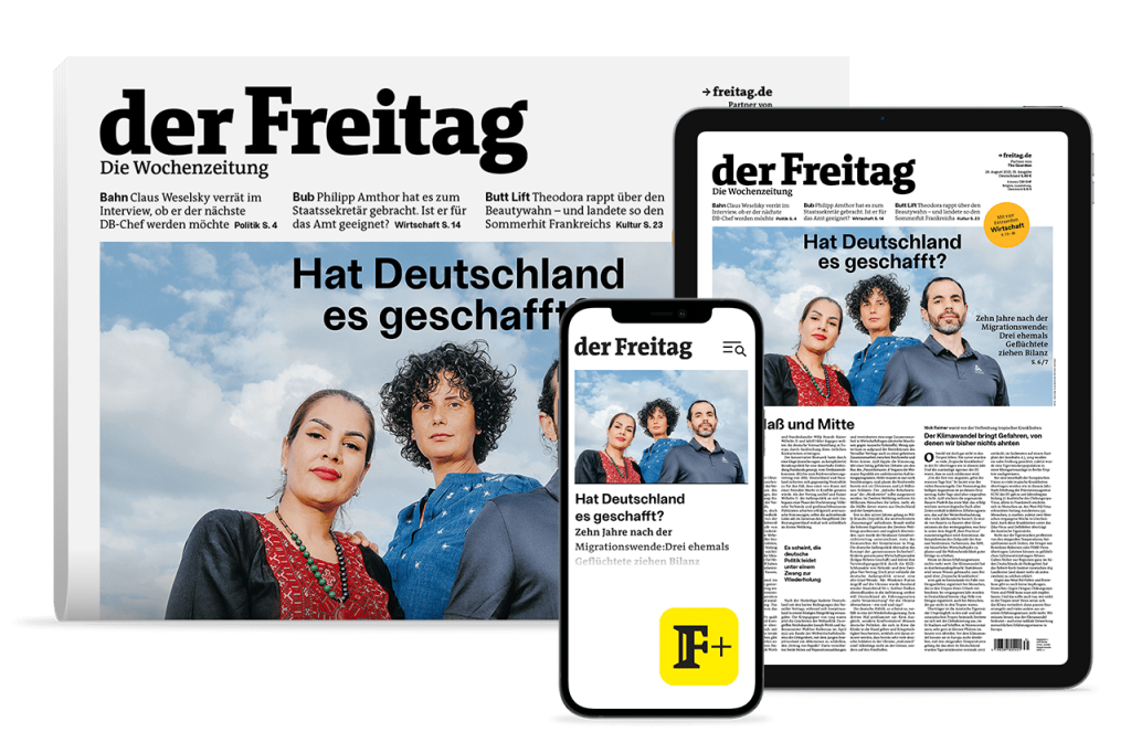 der Freitag Kombi-Cover Ausgabe 35/2025