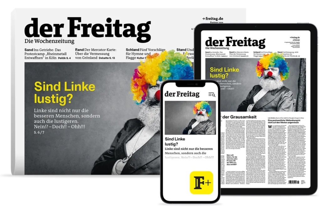 der Freitag Kombi-Cover Ausgabe 36/2025