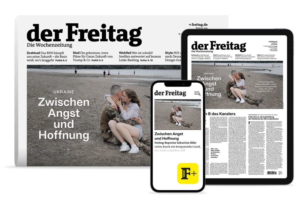 der Freitag Kombi-Cover Ausgabe 37/2025