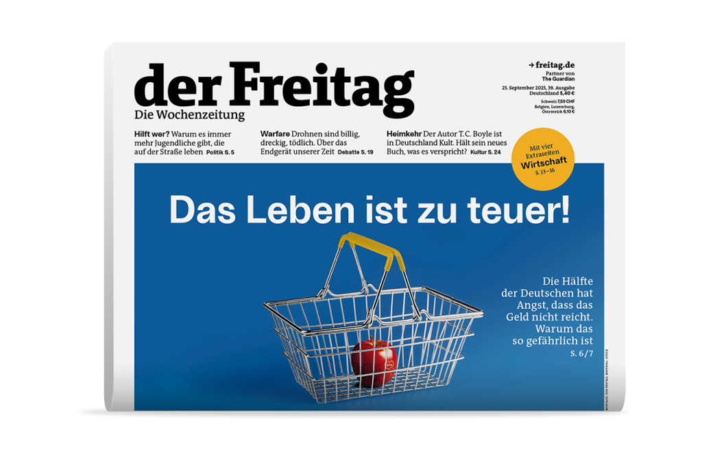 der Freitag Print-Cover Ausgabe 39/2025