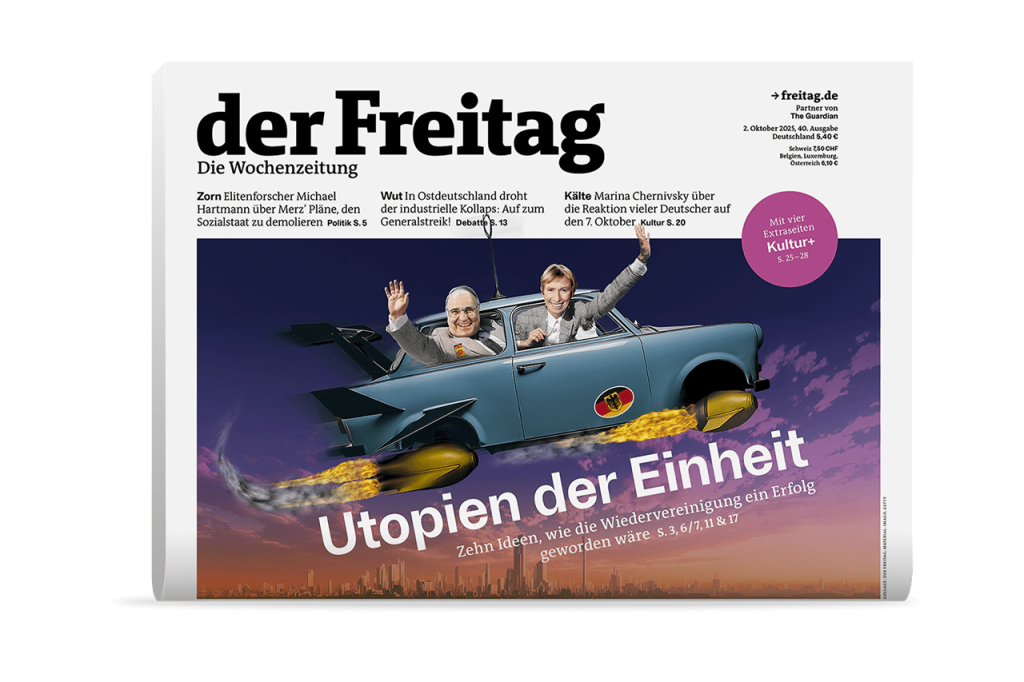 der Freitag Print-Cover Ausgabe 40/2025