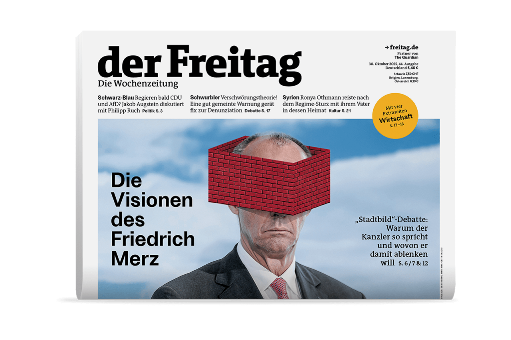 der Freitag Print-Cover Ausgabe 44/25