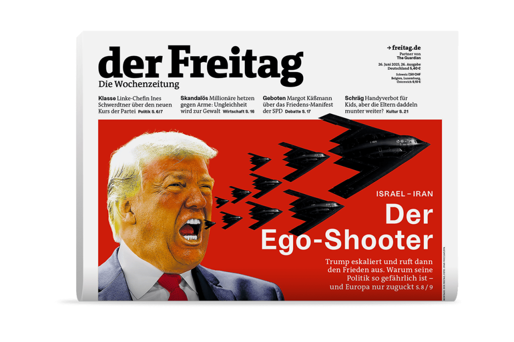 der Freitag Print-Cover Ausgabe 26/2025