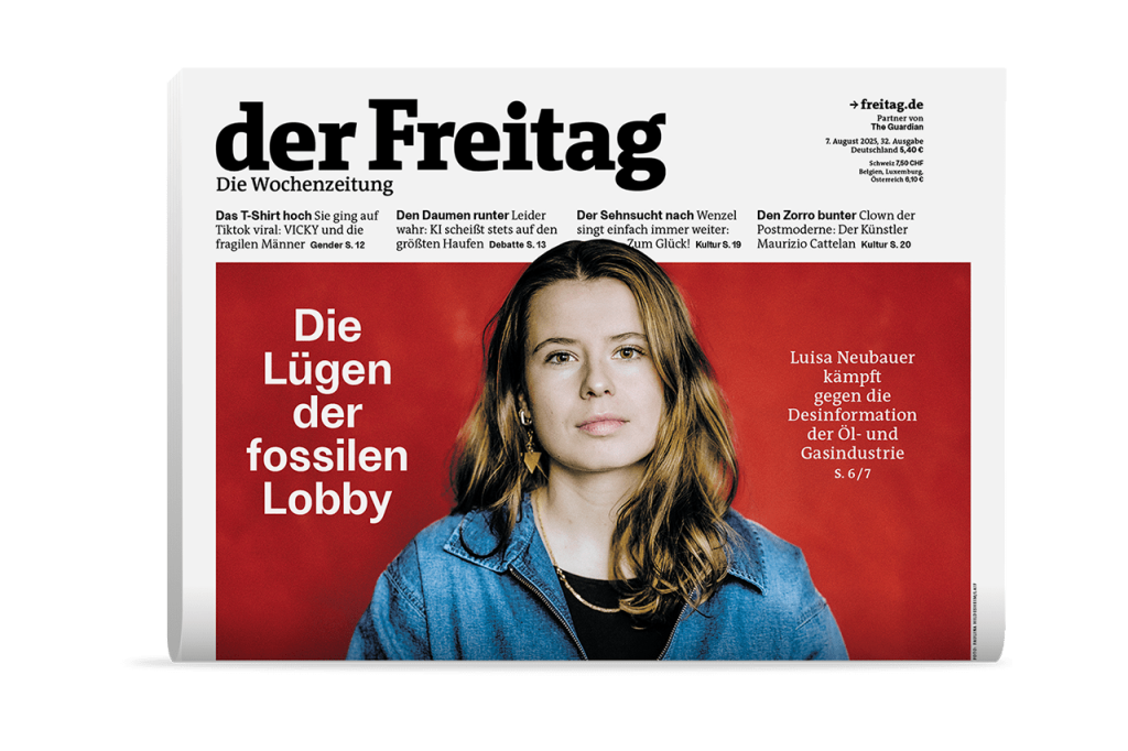 der Freitag Print-Cover Ausgabe 32/2025