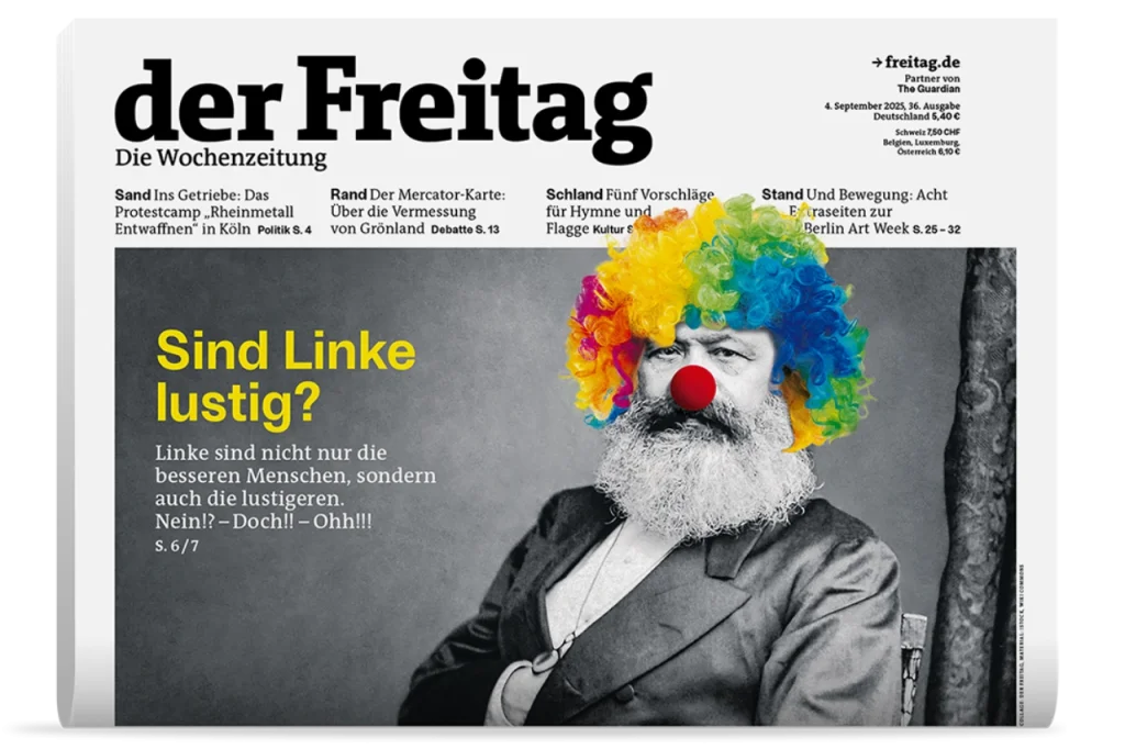 der Freitag Print-Cover Ausgabe 36/2025