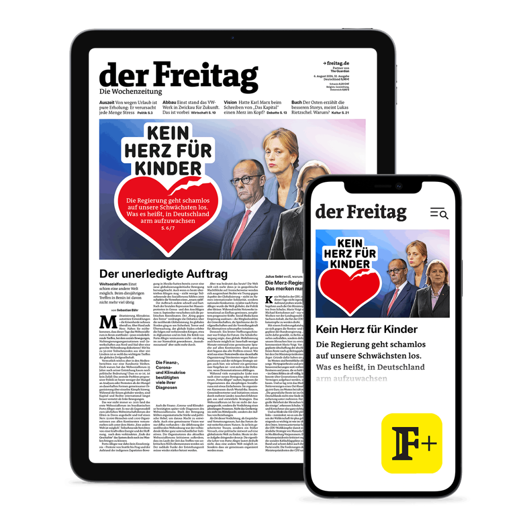 der Freitag Digital-Cover 32/2026