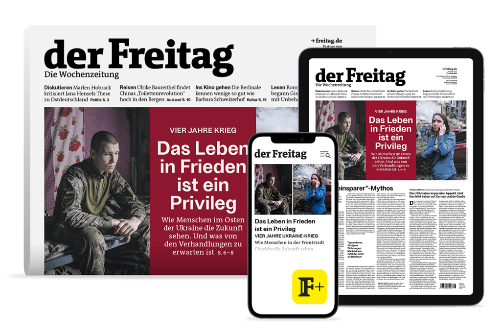 der Freitag Kombi-Cover Ausgabe 08/26
