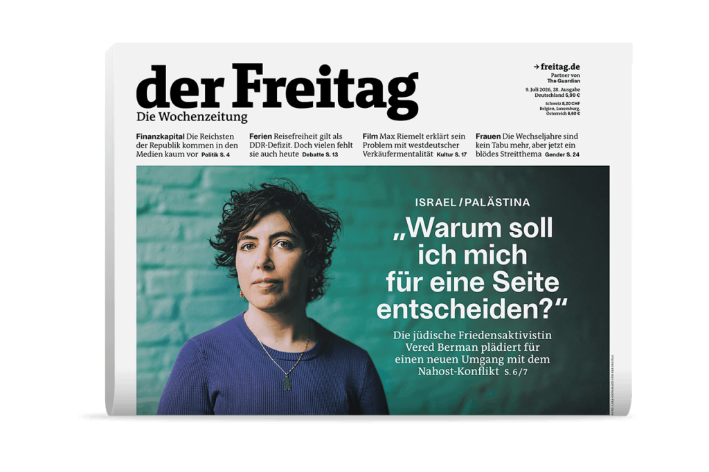 der Freitag Print-Cover 28/2026
