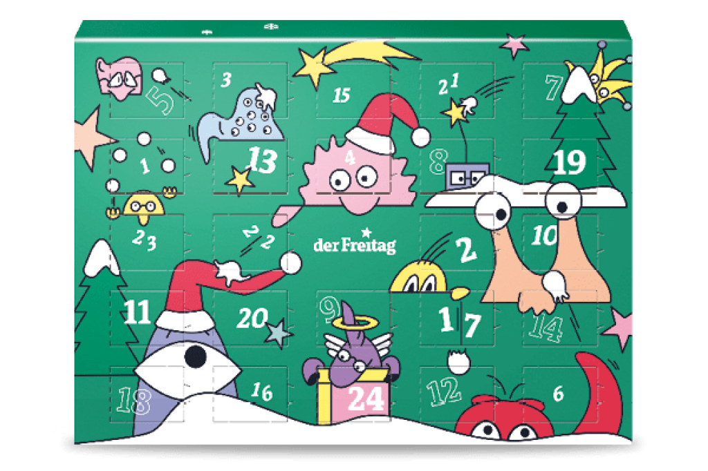 der Freitag Aboprämie Adventskalender