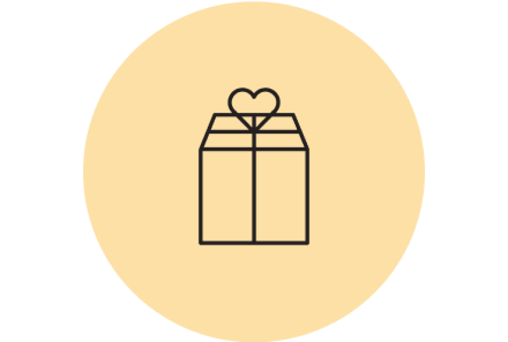 Symbol für Schritt 1: Geschenkabo auswählen