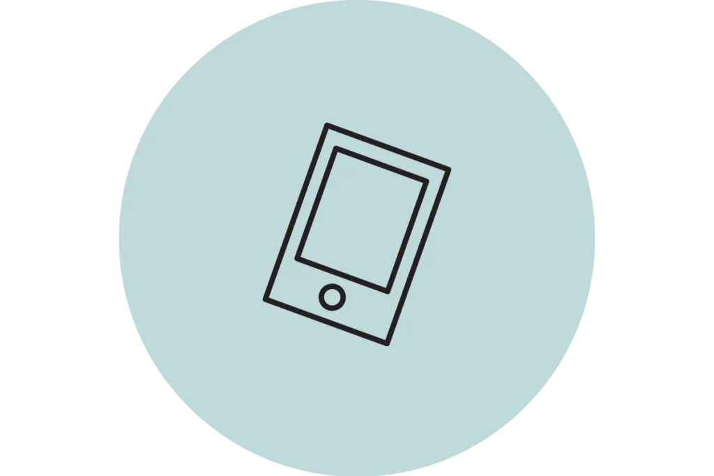 Symbol für Schritt 4: F+ Inhalte lesen