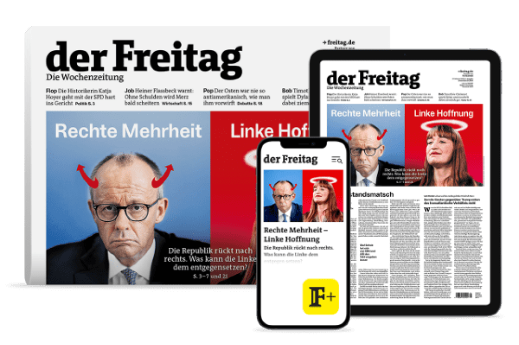 der Freitag Kombi-Cover Ausgabe 09/25