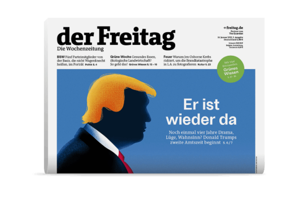 der Freitag Print-Cover Ausgabe 03/25