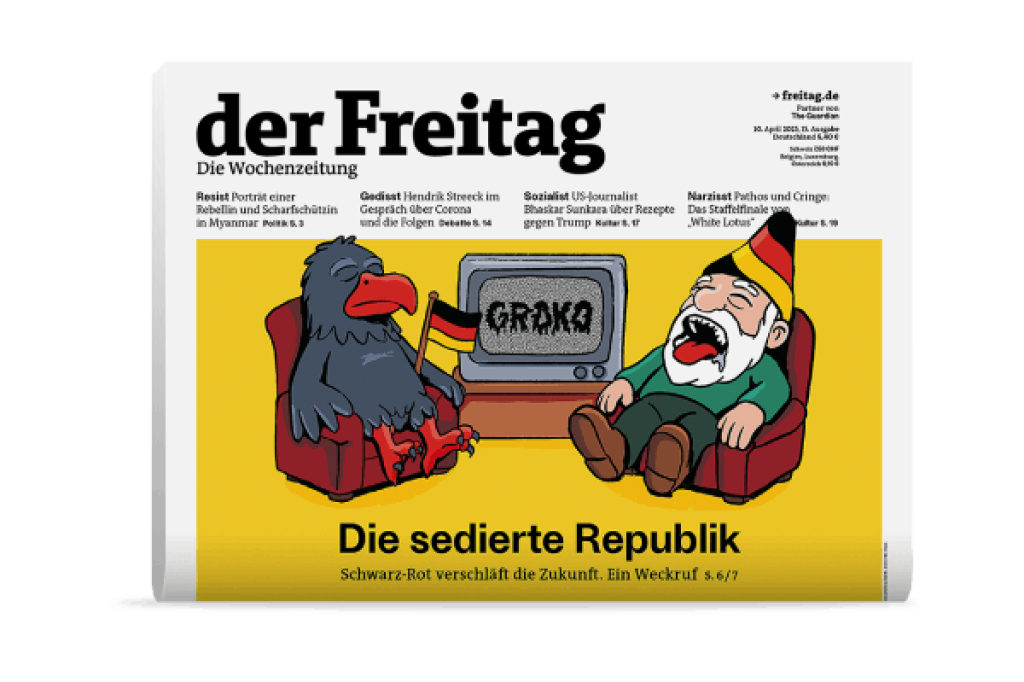 der Freitag Print-Cover Ausgabe 15/25