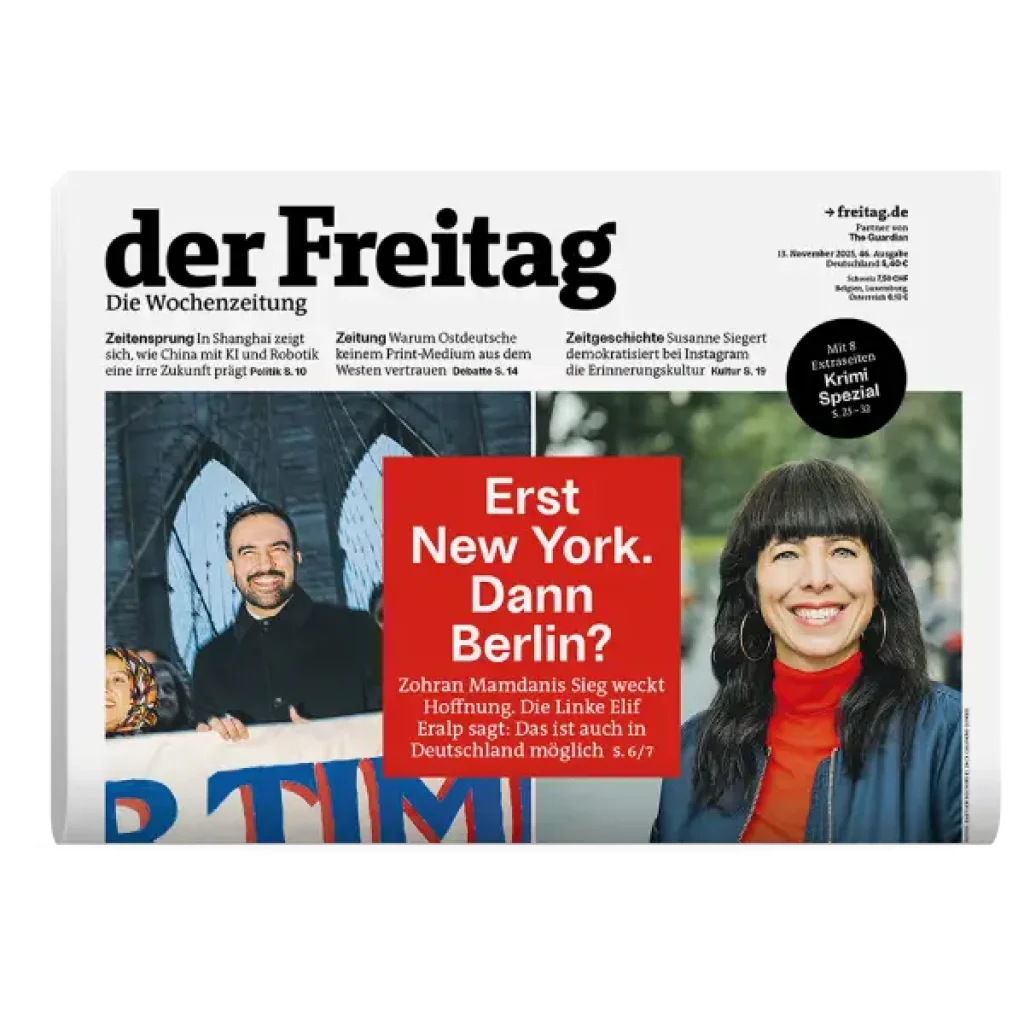 der Freitag Print-Cover Ausgabe 46/25