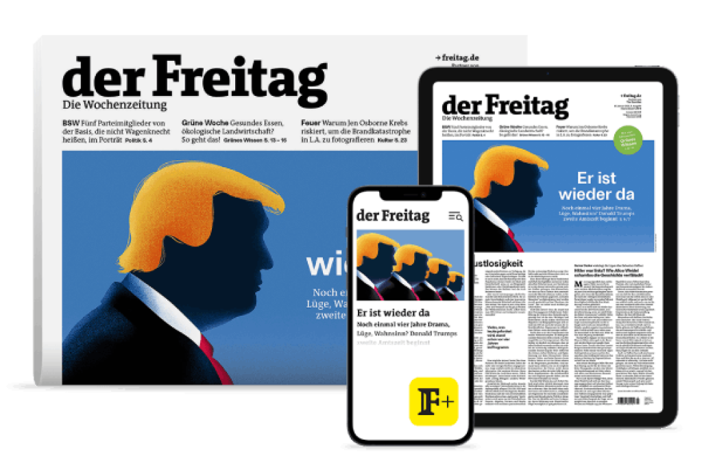 der Freitag Kombi-Cover Ausgabe 03/25