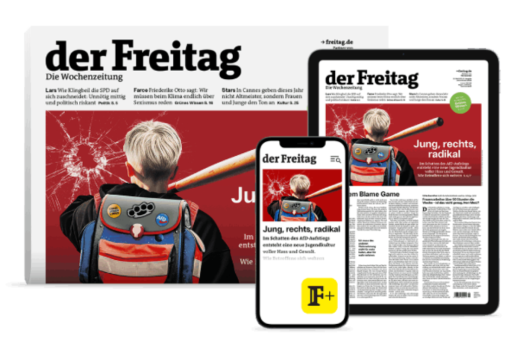der Freitag Kombi-Cover Ausgabe 21/2025