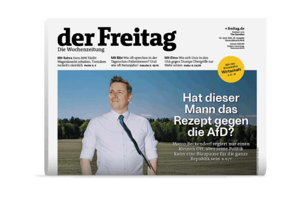 der Freitag Print-Cover Ausgabe 18/2025