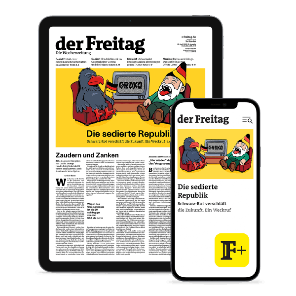 der Freitag Digital-Cover Ausgabe 15/2025