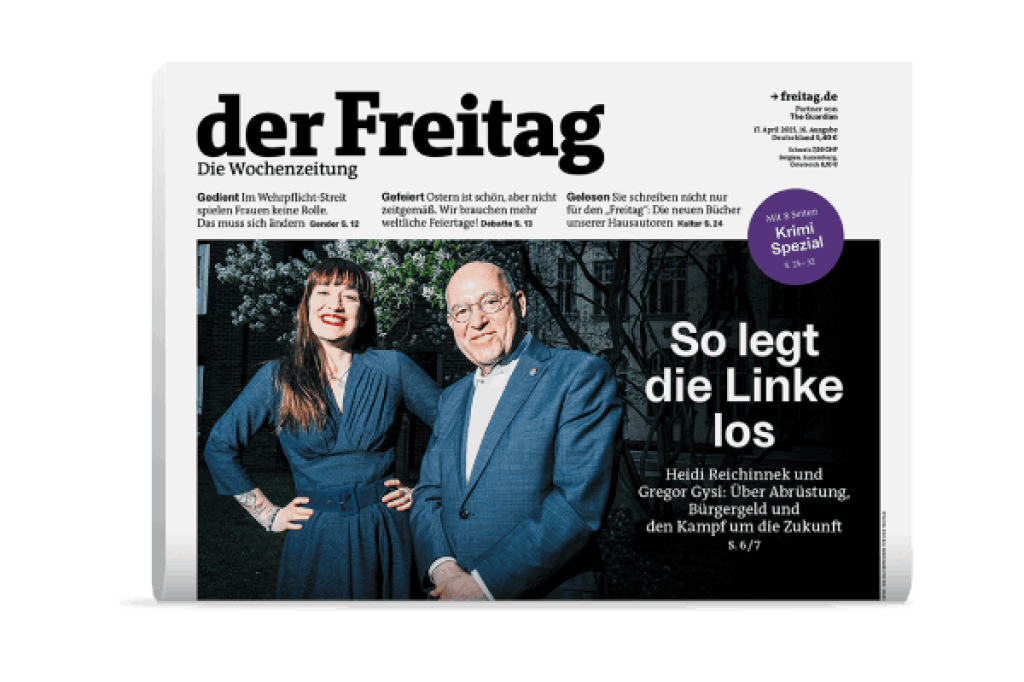 der Freitag Print-Cover Ausgabe 16/25