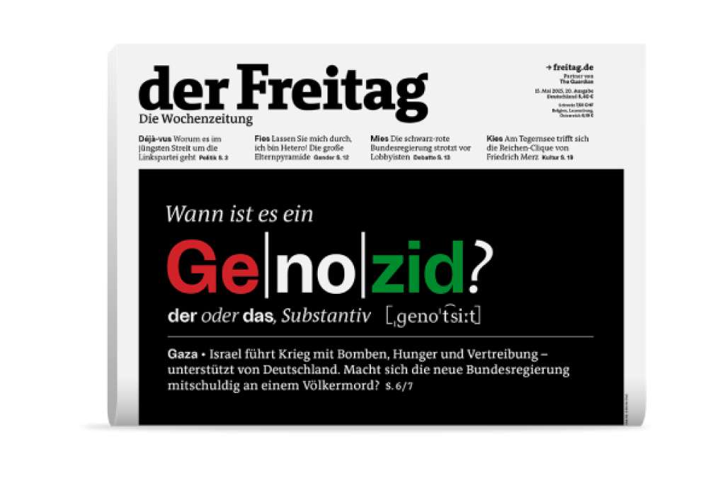 der Freitag Print-Cover Ausgabe 20/2025