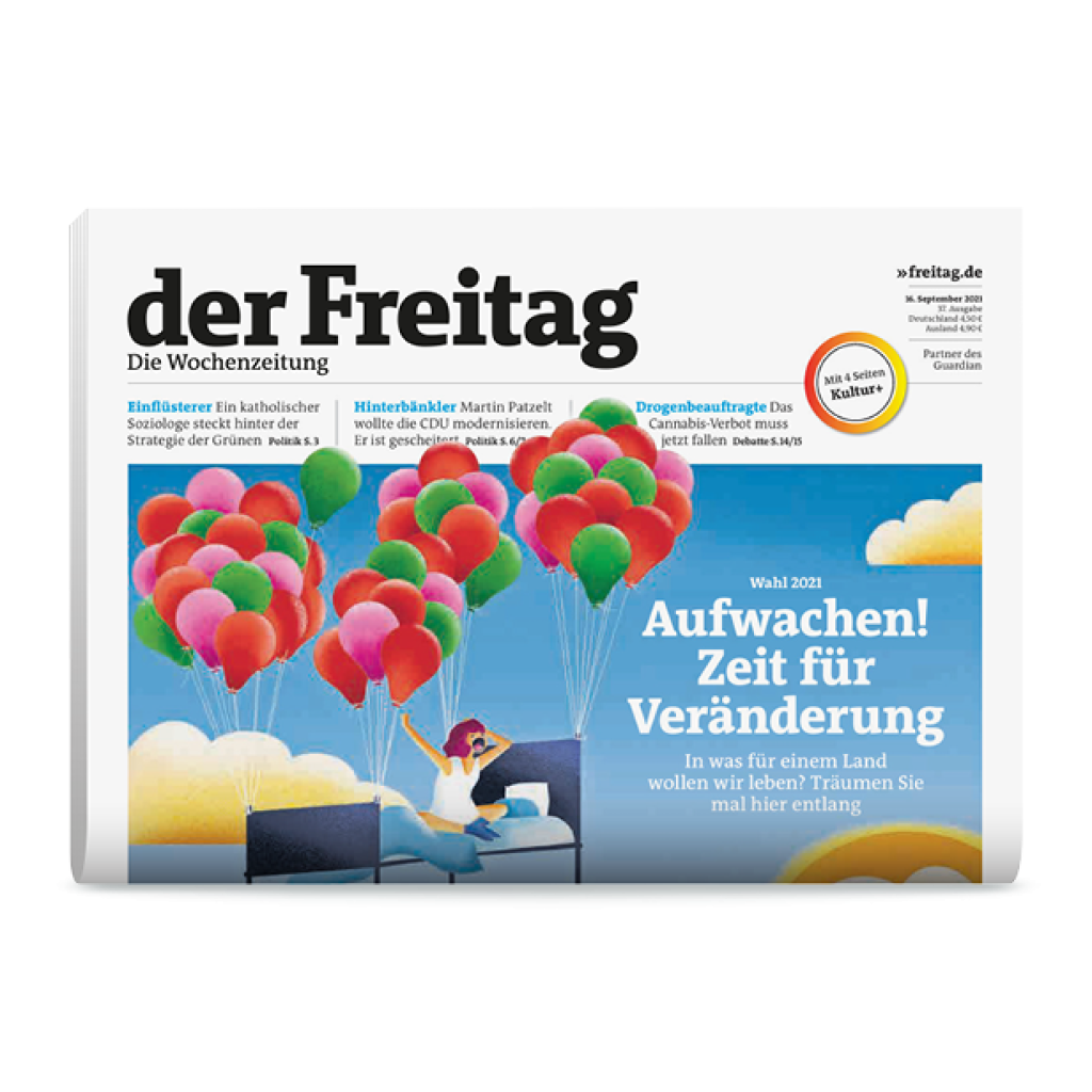 der Freitag Print-Cover Ausgabe 37/21