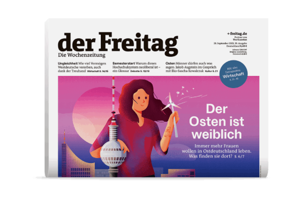 der Freitag Print-Cover Ausgabe 39/23