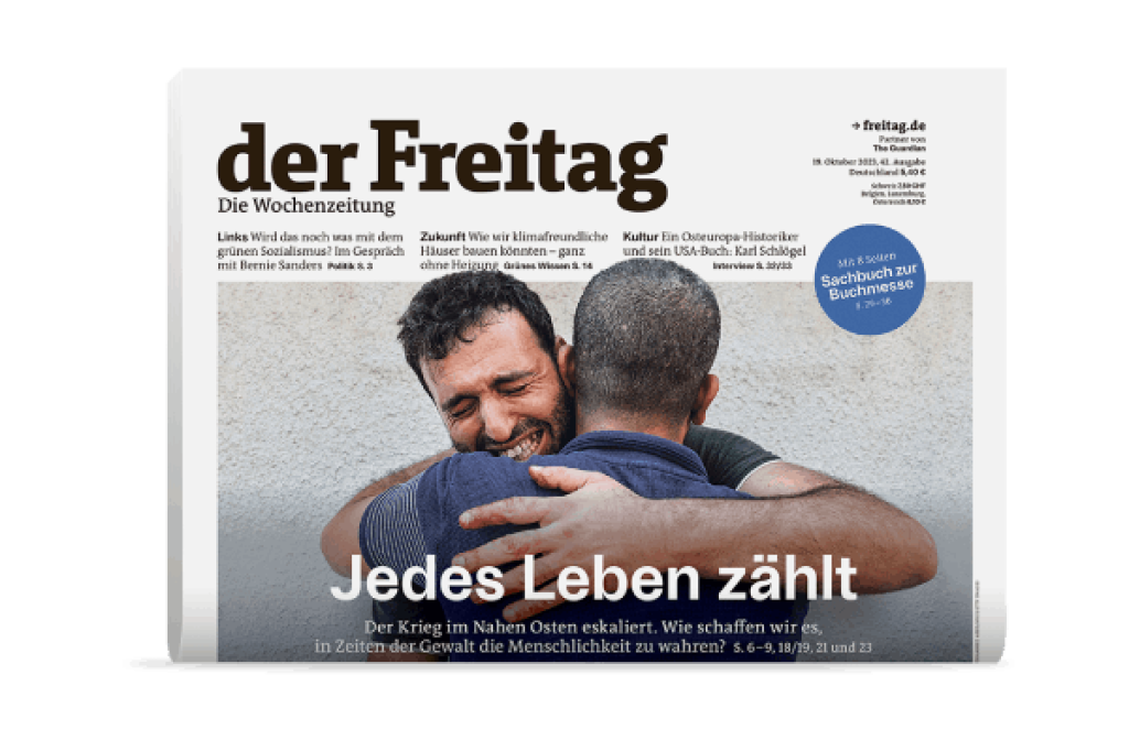 der Freitag Print-Cover Ausgabe 42/23