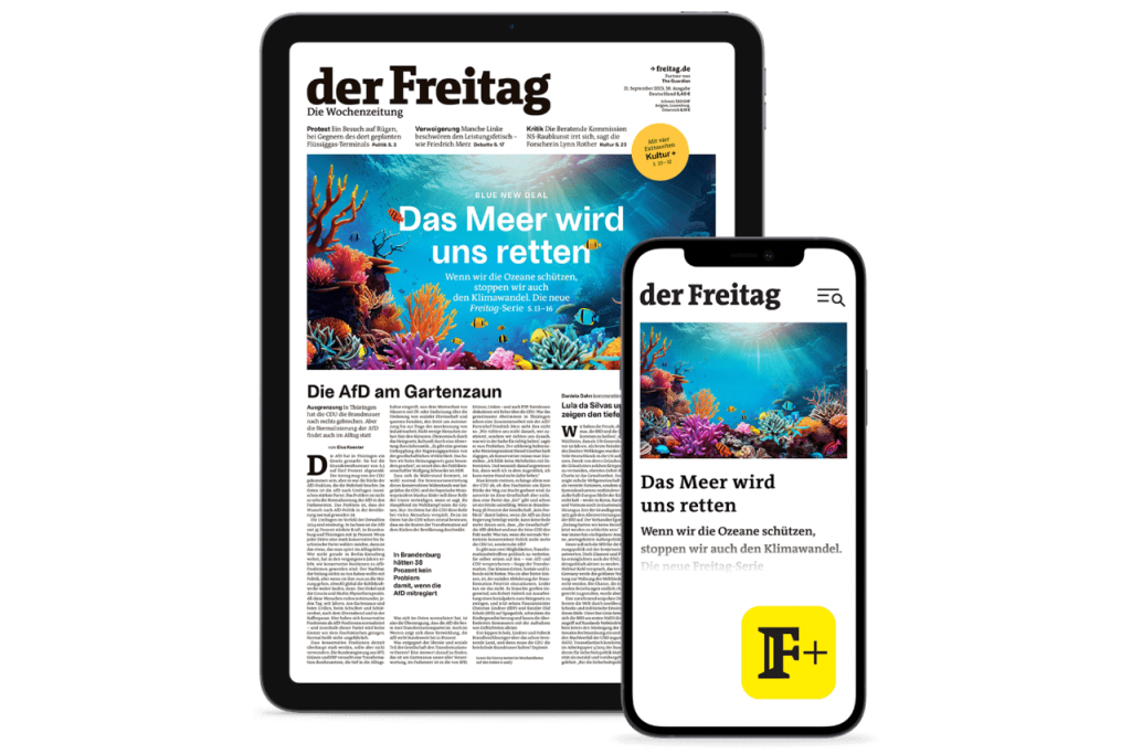 Digitalcover von Ausgabe 38/2023 auf Mobiltelefon und Tablet