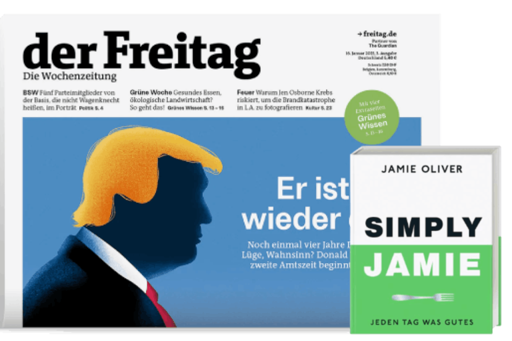 der Freitag mit Buchpr&auml;mie Jamie Oliver &bdquo;Simply Jamie&ldquo;