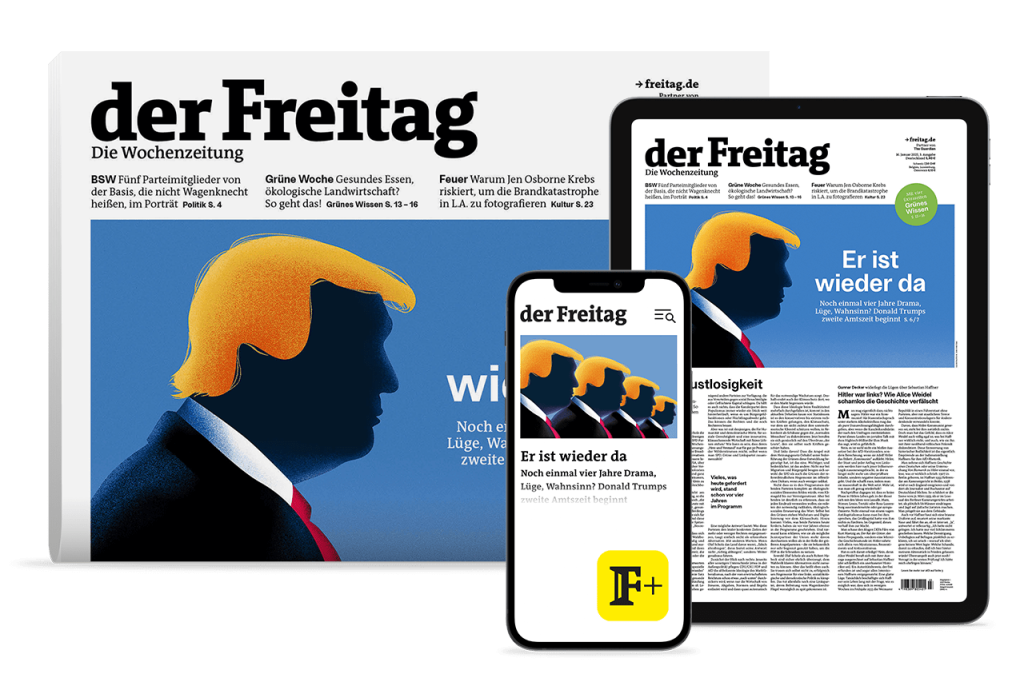 der Freitag Ausgabe 03/2025 als Print- und Digital-Cover