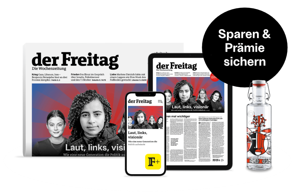 der Freitag Print- und Digital-Cover Ausgabe 41/2024 mit Prämie