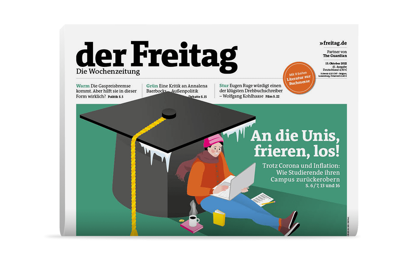 der Freitag - die Wochenzeitung im Flexiabo für u30 und Studierende