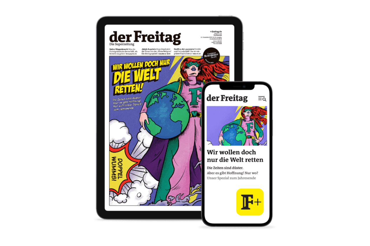 der Freitag - die Wochenzeitung im Digital-Abo: 6 Monate lesen, nur 3 bezahlen