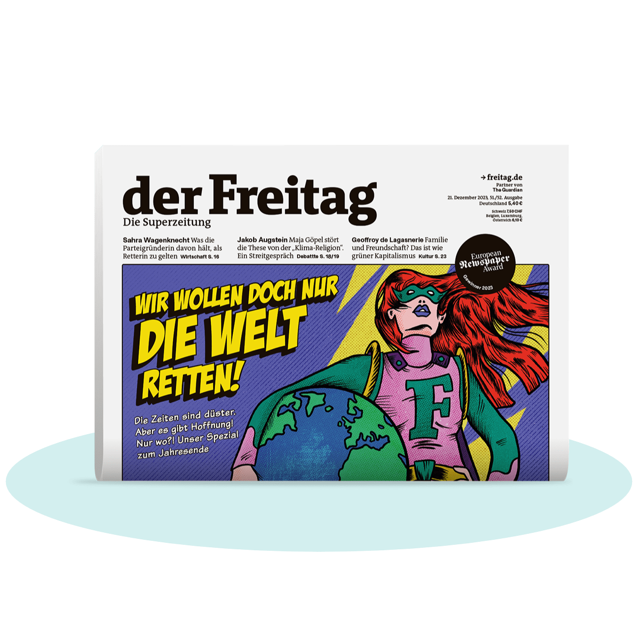 Ist der Freitag seriös? Probieren Sie es doch einfach selber aus und lesen Sie uns 3 Wochen lang kostenlos im Print-Abo